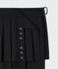 MUSINSA STANDARD WOMAN Women'S Detachable Pleated Mini Skirt Slacks [Black]