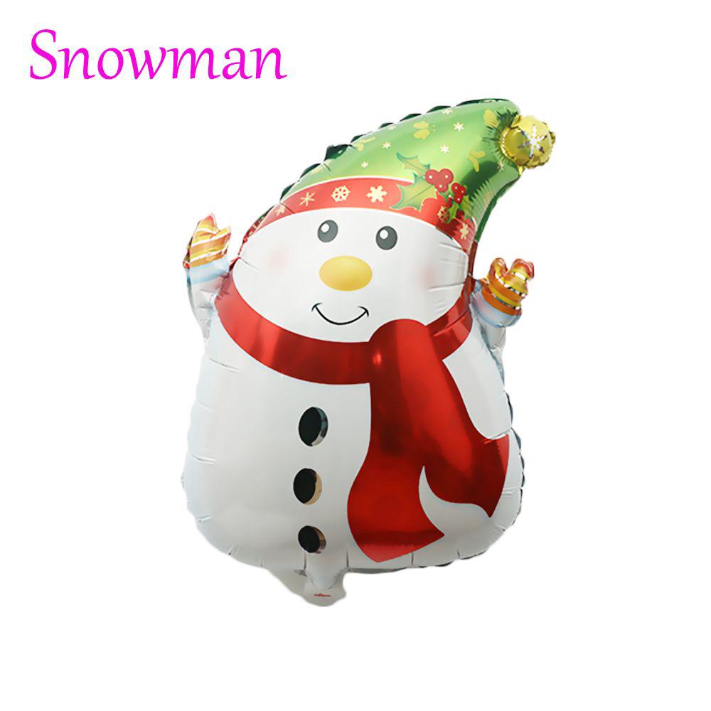 2pcs Fashion Hot Sale Children Toy Cute Helium Santa Claus Christmas Foil Balloon Birthday Decor