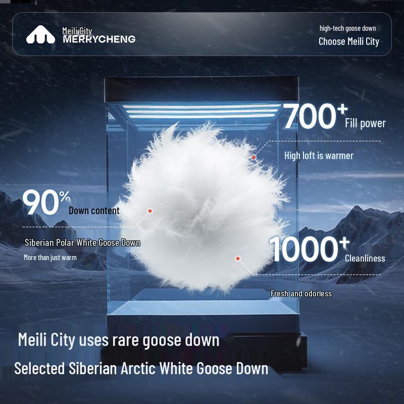 Meilicheng Women's Outdoor Casual Goose Down Jacket