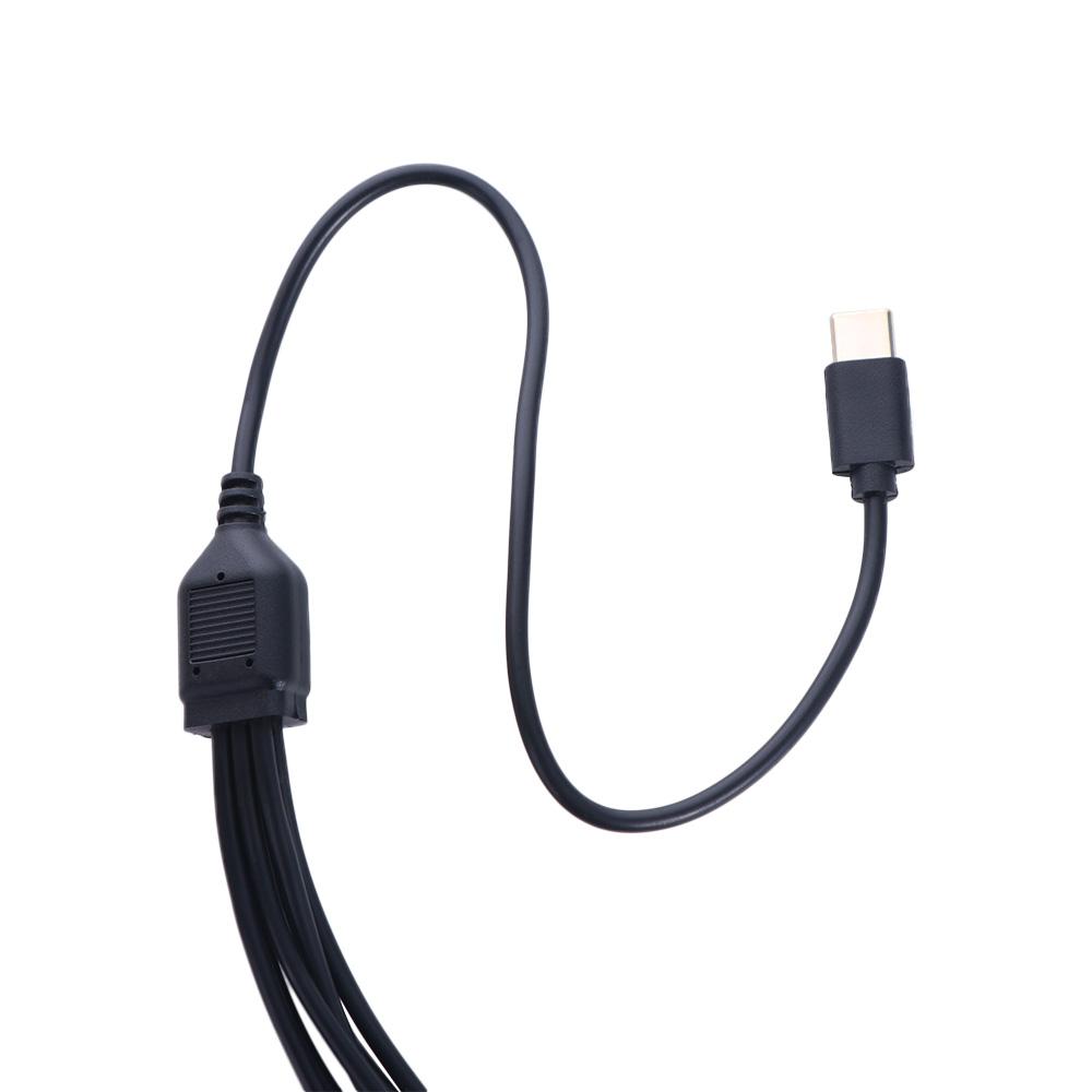 50cm8150cm USB C Splitterkabel Micro-USB Typ C Stecker Ladekabel Android