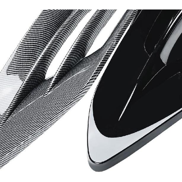 Front Bumper Spoiler Fog Light Air Vent Trim Grille Cover Sticker for Mercedes-Benz GLE-Class W167 C167 GLE450 GLE53 AMG 2023-2024 (Carbon Look),