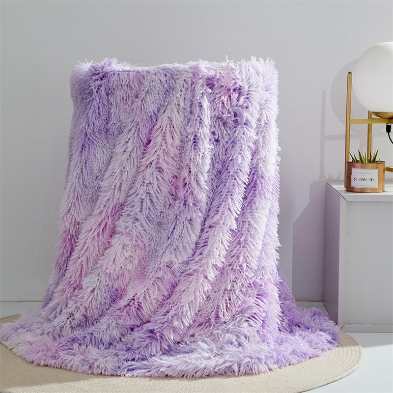 Plush Velvet Double-Layer Blanket for Kids Sofa or Quilt Cover