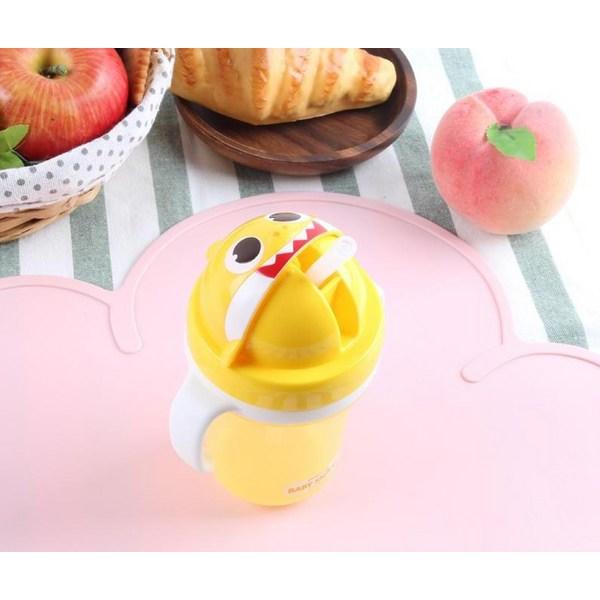 Izoum Baby Shark 3D Straw Water Bottle 300ml, 1 Piece