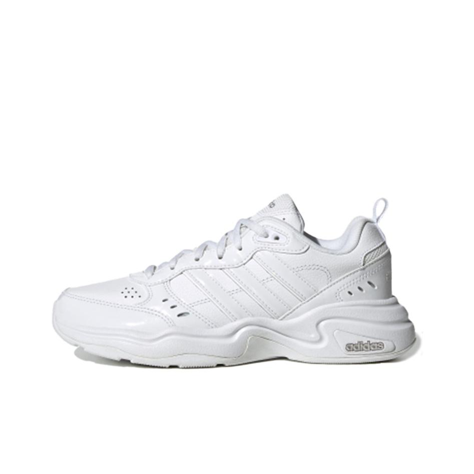 adidas Scarpe Casual Lifestyle Neo Strutter PU Traspiranti Basse da Donna Bianche FW4597