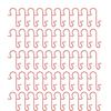 200 Pcs Colorful Christmas Ornament Hooks 50 Sets Xmas Tree Ball Hangers Holiday Party Decoration Accessories