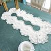 Flower Elegant Hollow Out Table Dinning Cloth Table Flag Cover Wedding Tablecloth Rectangle Luxury Embroidery Lace Table Cover