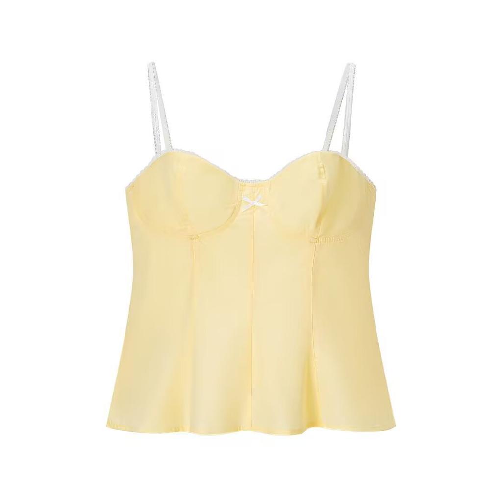 European and American Style, New Women's Clothing, Foreign Style, Fashionable, Short Skirt Hem Bow Top