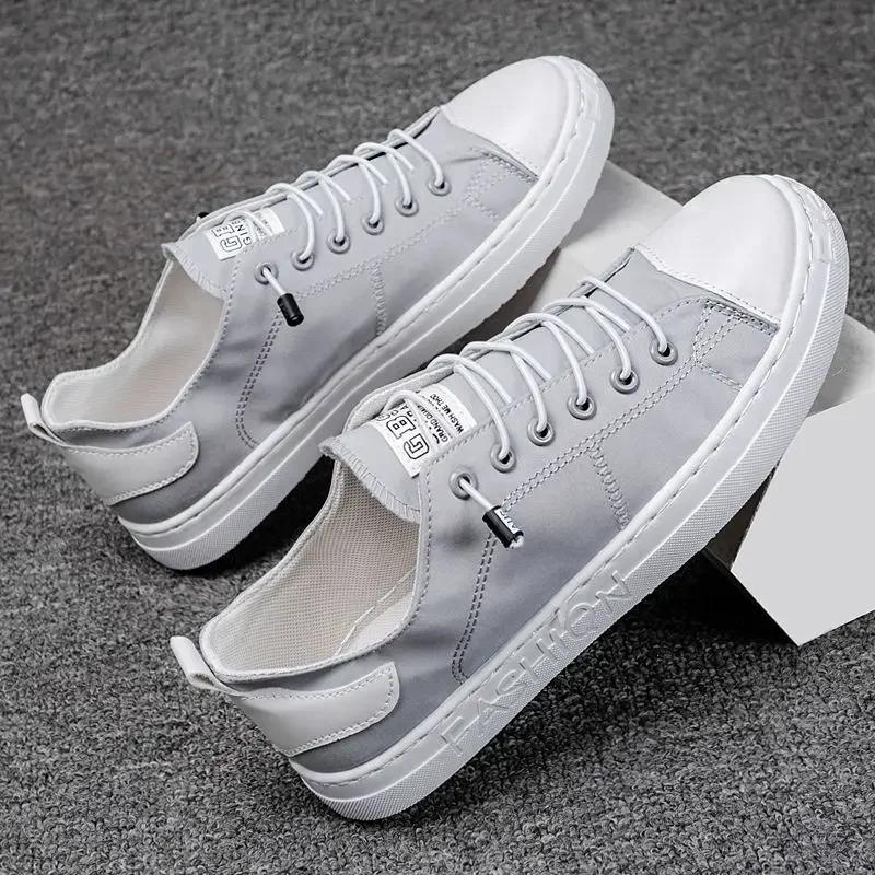 Fashion Sneakers Male Casual Men's Vulcanize Shoes Canvas Work 2024 New Arrivals Classic Original Size 44 Designer Luxury Brand 45