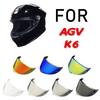 Štít pro přilbu AGV K6S Obličejový štít Vysoká kvalita Optimální průhlednost Ochrana proti UV záření Odolný Viseira Capacete Náhradní čočka