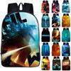 Strapazierfähiger 3D Godzilla King Of The Monsters Rucksack Kinder Schultasche mit klassischem Reiz