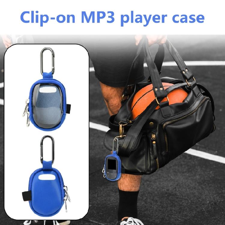 Custodia Protettiva a Copertura Totale per Lettore MP3 Clip-on Borsa Portatile da Viaggio Resistente all'Usura Organizer Box