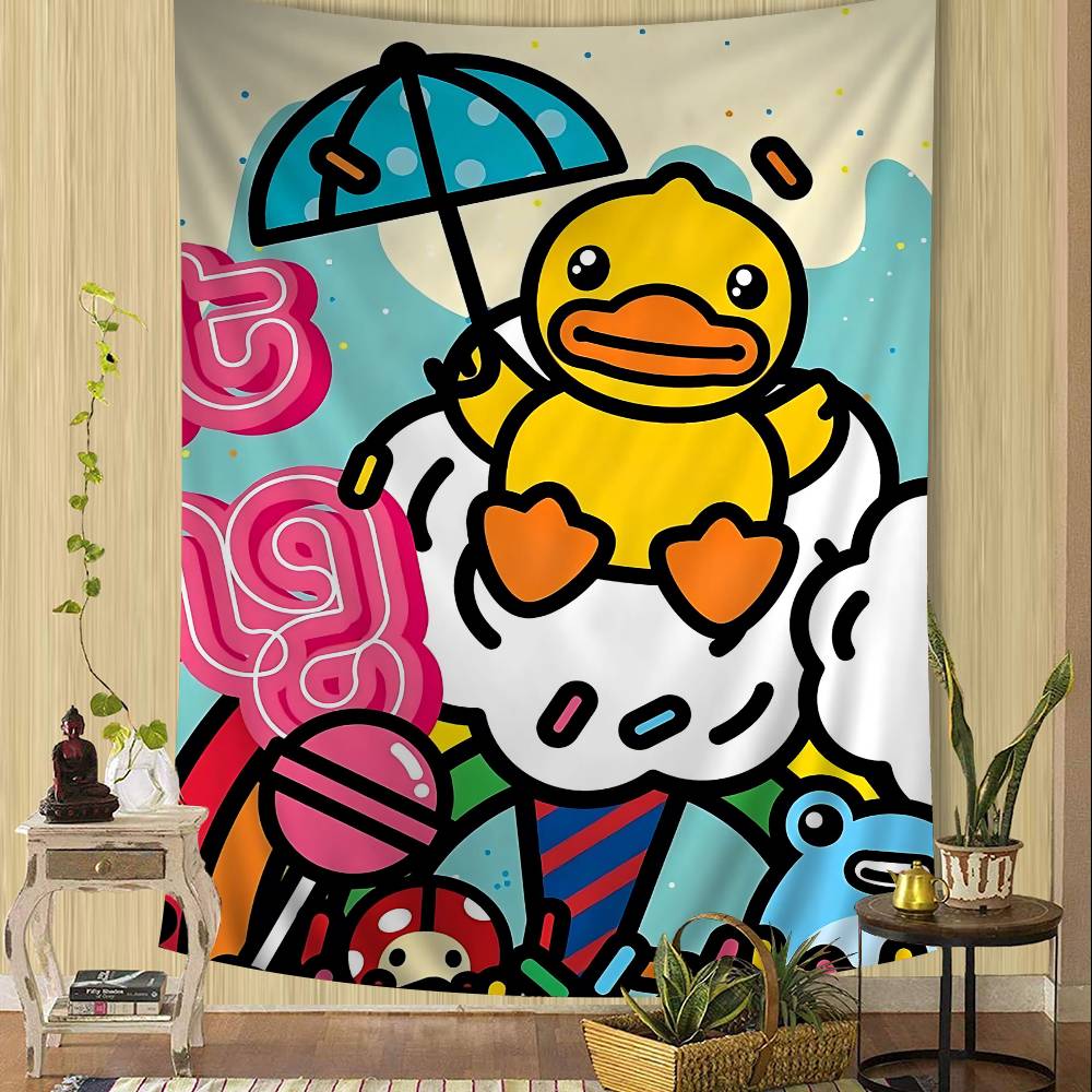 Famous band B-B.Duck cartoon Hanging Bohemian Tapestry Bohemian Wall Tapestries Mandala Cheap Hippie Wall Hanging