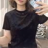 2024 Summer Plus Size Women's Casual Slimming Short Sleeve Top