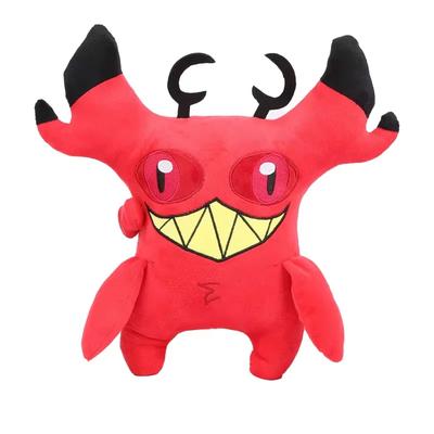 Peluche 25cm Drôle Angel Dust Alastor Fans de TV Cadeau de Collection Mignonne Poupée Peluche Remplie de Coton pour Enfants Cadeau d'Anniversaire