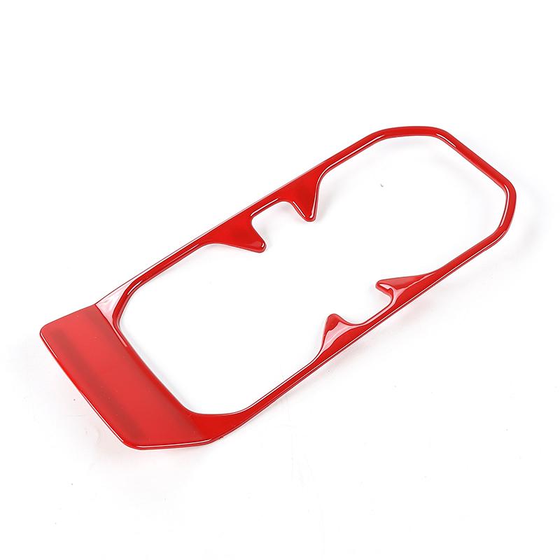 SHINEKA ABS Car Front Drink Cup Holder Decoration Cover Trim For Jeep Wrangler JL Gladiator JT 2018-2023 Interior Accessories