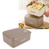 Sealed Lunch Box 304 Stainless Steel Food Prep Container Rectangular Storage Box 1200ml Capacity