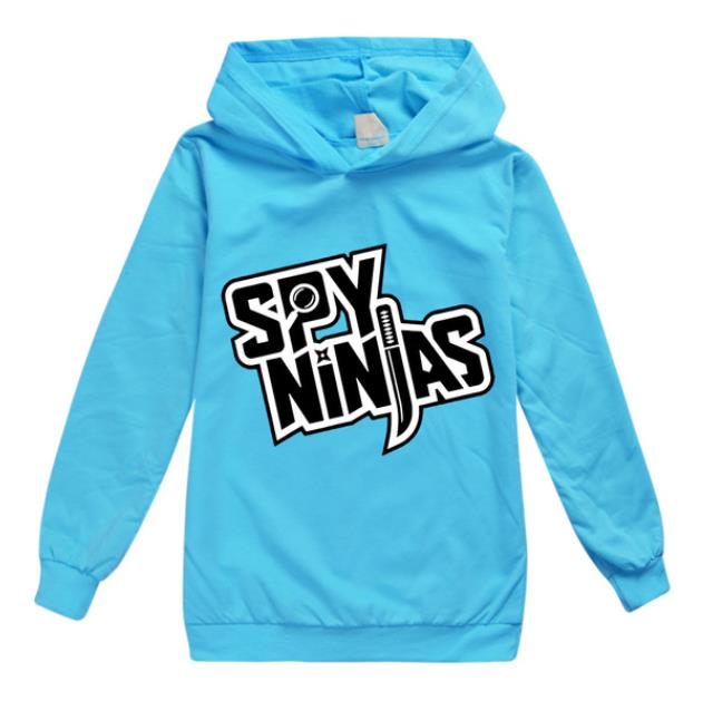 Nye Spy Ninjas Børnetøj Bomuld Hættetrøje Streetwear Sweatshirt Tegneserie Pullover Hip Hop Teenager Drenge Piger Tøj