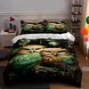 Owl Leaf Motif. Bedding Duvet Cover Sets Duvet Covers Pillowcases Gifts (1 * Duvet Cover 2 * Pillowcases, Without Duvet Insert)