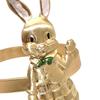 Easter Bunny Rabbit Napkin Rings Dining Table Metal Modern Serviette Buckle for Birthday Easter Thanksgiving Party Decor