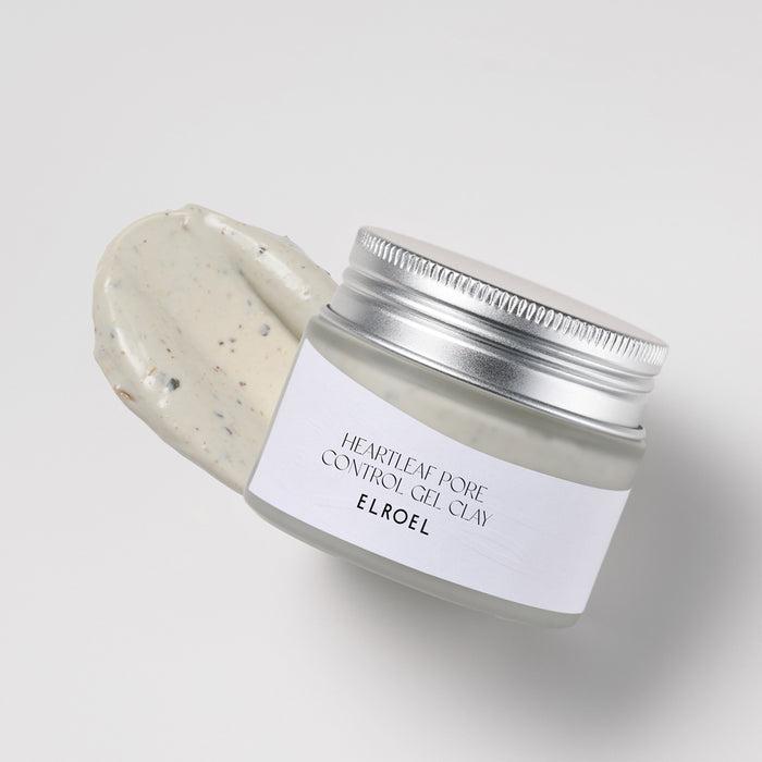 ELROEL HEARTLEAF PORE CONTROL GEL CLAY 50g/ Premium product, Nourishing, Moisturizing, Korean Cosmetics, Kbeauty
