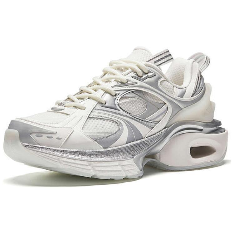 Anta Life Series Core Cloud Wear-Resistant Low-Top Casual Shoes Men Casual Shoes Paper-White 112438896-4