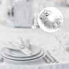 12 Stück Blaue Acryl-Serviettenringe Eisen Hochzeitsparty Dinner Dekoration Funkelnde Geschirrhalter Küchenbar Zubehör