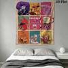 Cartoon Pattern Print Pattern Home Decor Tapestry, Wall Hanging, Decorative RV Wall Cloth.XGT0914562