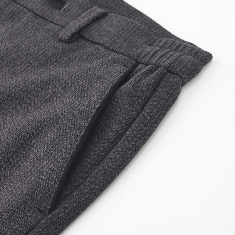 Shanshan Men's Thickened Warm Business Casual Trousers