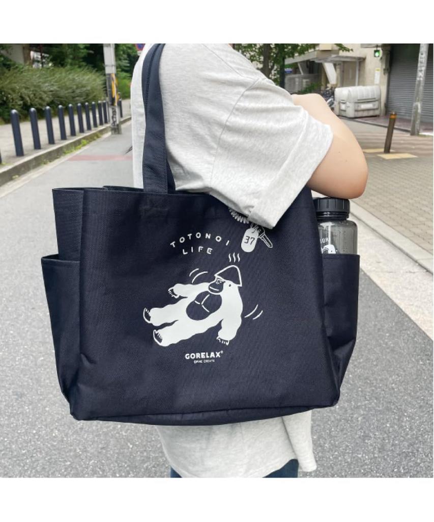 Pine Create Relax Tote Bag, Polka Dots, Size: Approx. W37 D30 H15 24P45238