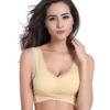 Sports Bra for Women Gathered Without Steel Ring Lace Sport Bra Criss-Cross Bras Side Buckle Shockproof Running Fitness Bra with Removable Pad
