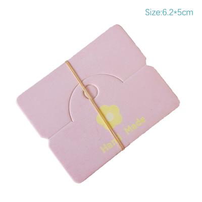 50PCS Colored Flowers Hairpins Cardboard Jewelry Packaging Bag Card Paper Display Card Necklaces Bracelets Earrings Cardboard