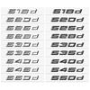 AAAOJ1 ABS Black Letters For Car BMW M Logo 520e 525e 530e 528d 535d 518i 540i 545i 550i Xdrive 4MATIC Trunk Emblem Sticker Accessories