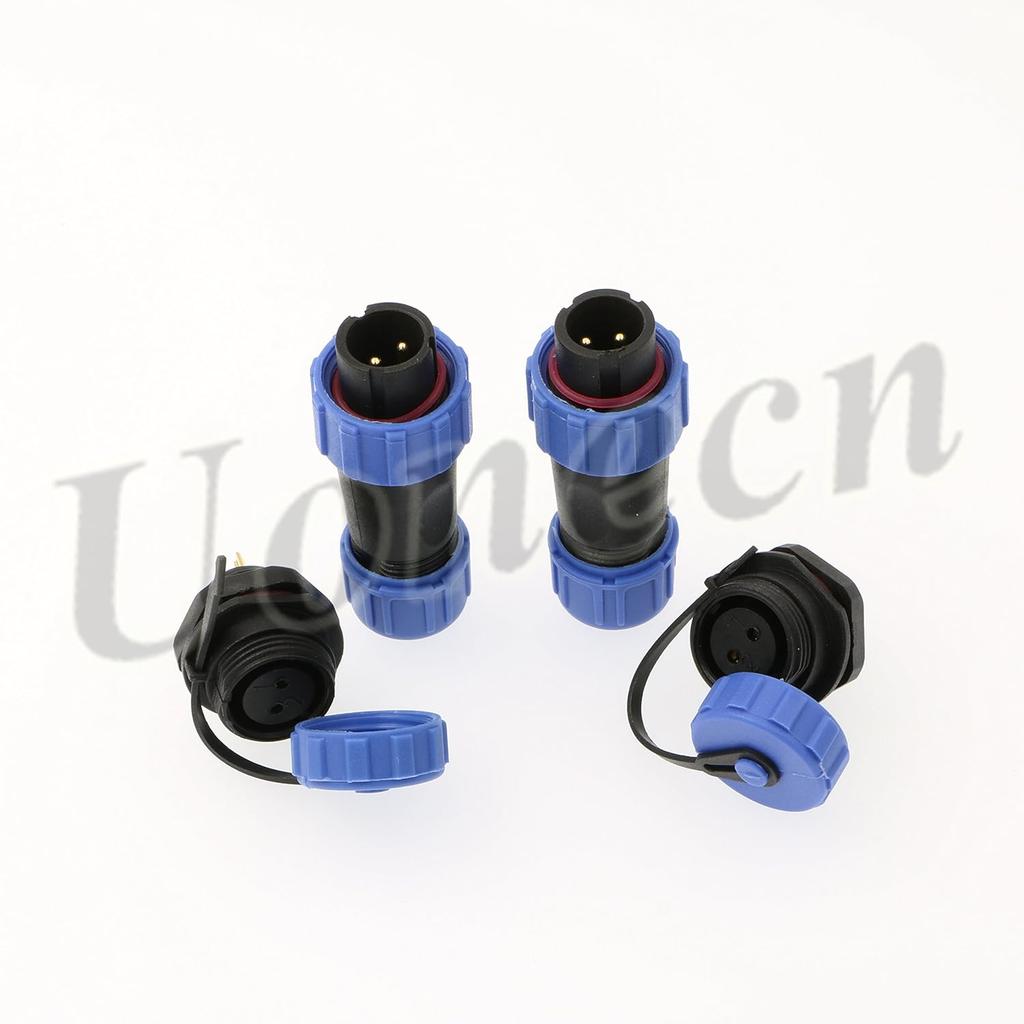 2 pcs SP1310 ip68 2-pin Waterproof Connector Power Cable connectors Cable connectors Automotive connectors Plug and socketMultipole Plug and Socket