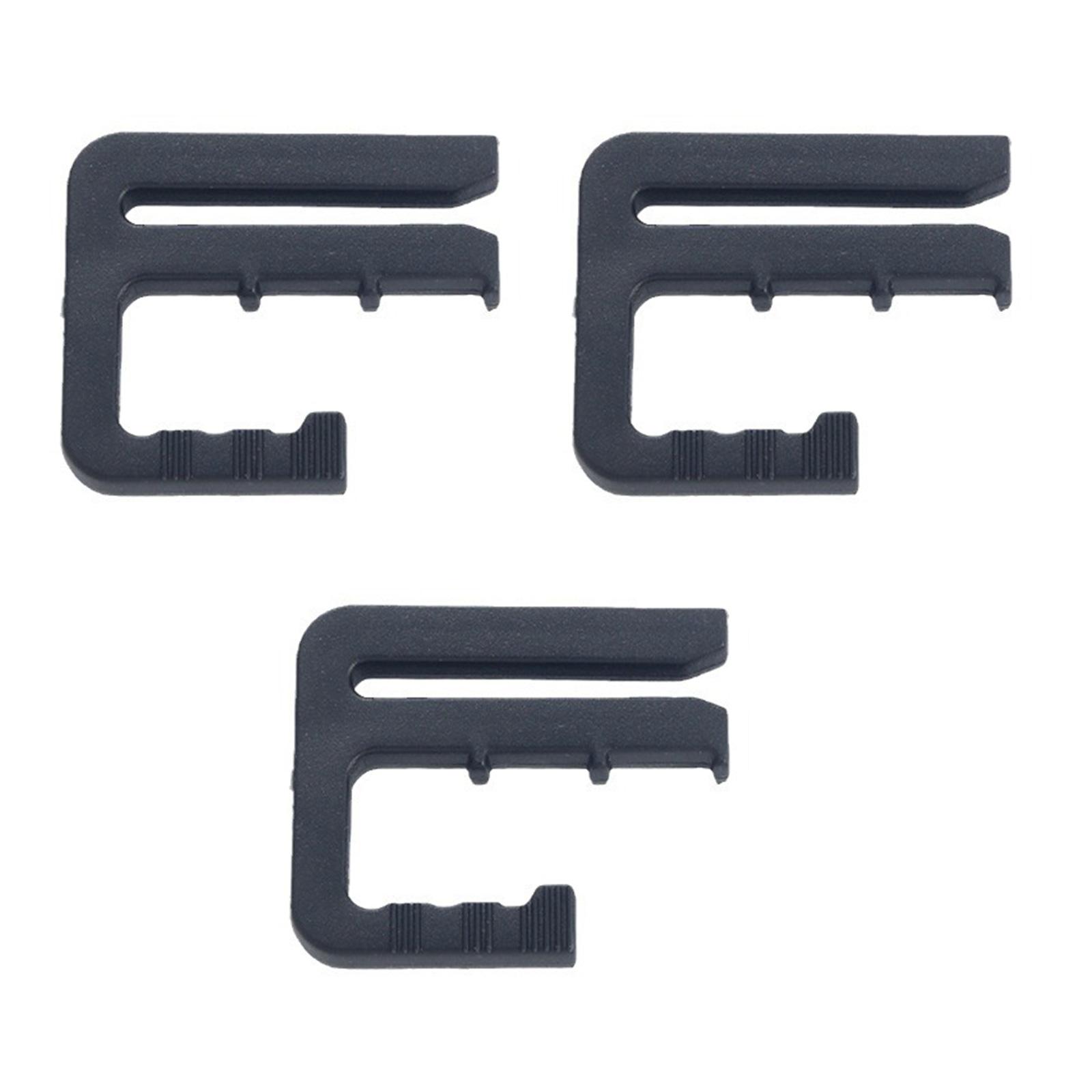 

3 штуки Зажим для регулировки талии Без шитья Джинсы Брюки Утяжки талии для женщин Свободные брюки Юбка Платье Утяжка талии чёрный