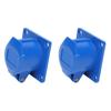 2Pcs Industrielle Steckdose Einphasig 3Pin Explosionsgeschützte Wasserdicht 16A 3 Loch 220250V