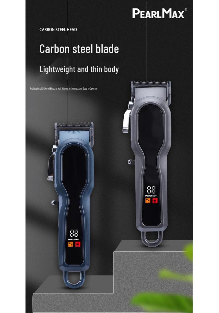High-Power Professional Electric Hair Clipper & Trimmer with Adjustable Cutting Length for Salon Use