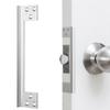 Stainless Steel Door Latch Guard Plate 7 Inch Latch Shield  To Block Access To Door Lock Deadbolt