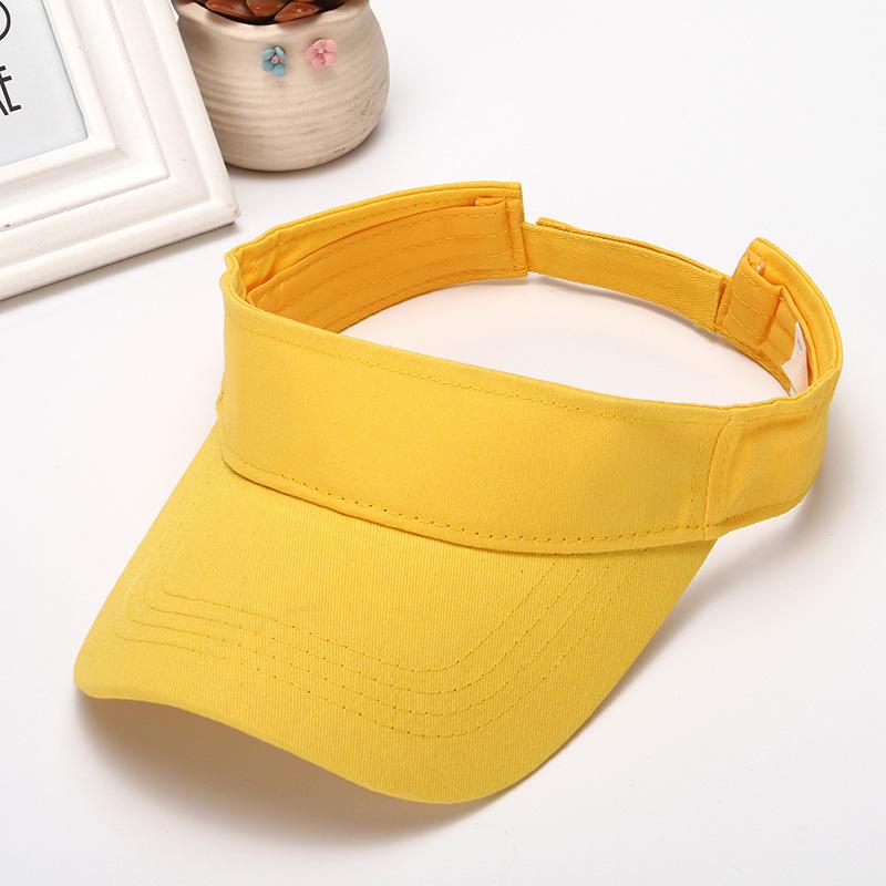 Outdoor Solid Empty Sun Hats Men Women Cotton Visor UV Protection Top Sport Tennis Golf Running Sunscreen Students Baseball Cap