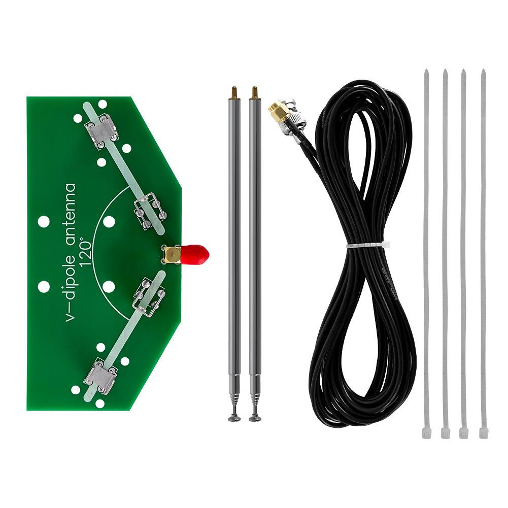 1 Set137MHz V-type Dipole Antenna DIY Kit For Horn Pole Antenna Satellite Aviation Cloud Map, Dipole Antenna Signal Reception