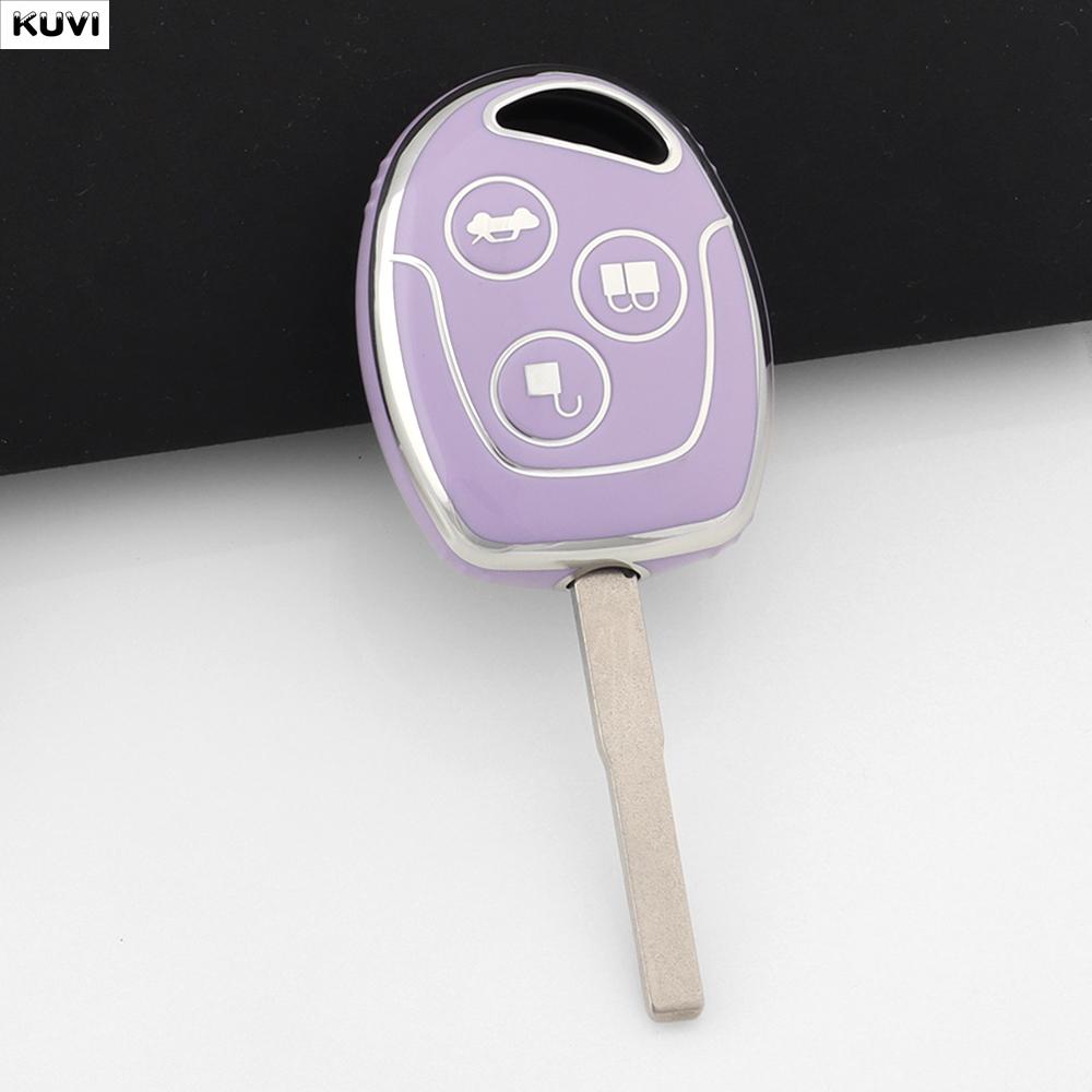 

Tpu Car Key Case Cover Shell For Ford Focus Fiesta Fusion C-Max For Mondeo Galaxy C-Max S-Max Holder Fob Keychain Accessories