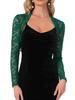 Giacca Cardigan Corta in Pizzo Euro-Americana 2026