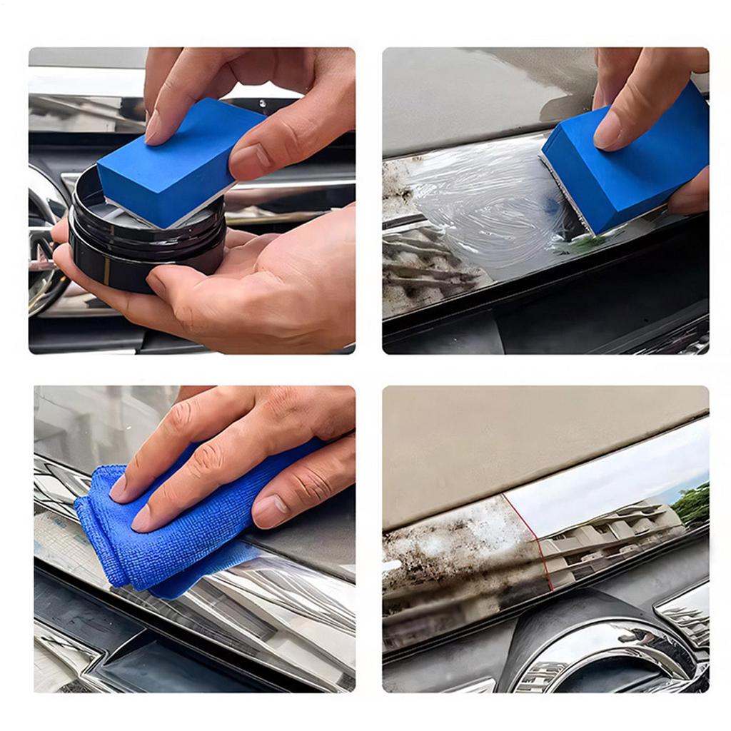 43g Car Chrome Polish Paste Metal Polish Restorer Rust Remover Cleaner Tools Deoxidation Cleaning Agent For Car Cleaning