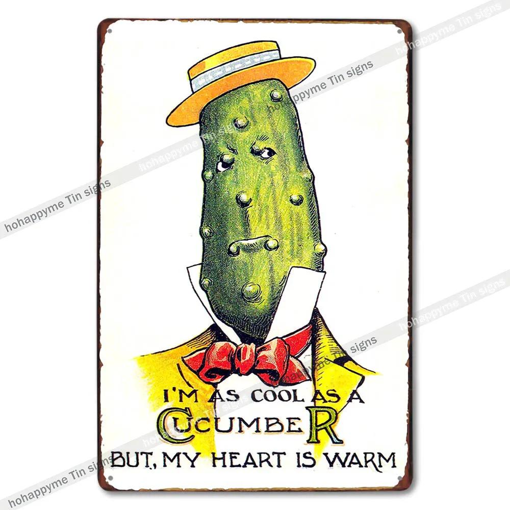 Retro Metal Tin Signs Vintage Food Ad Kitchen Wall Decor Home Art