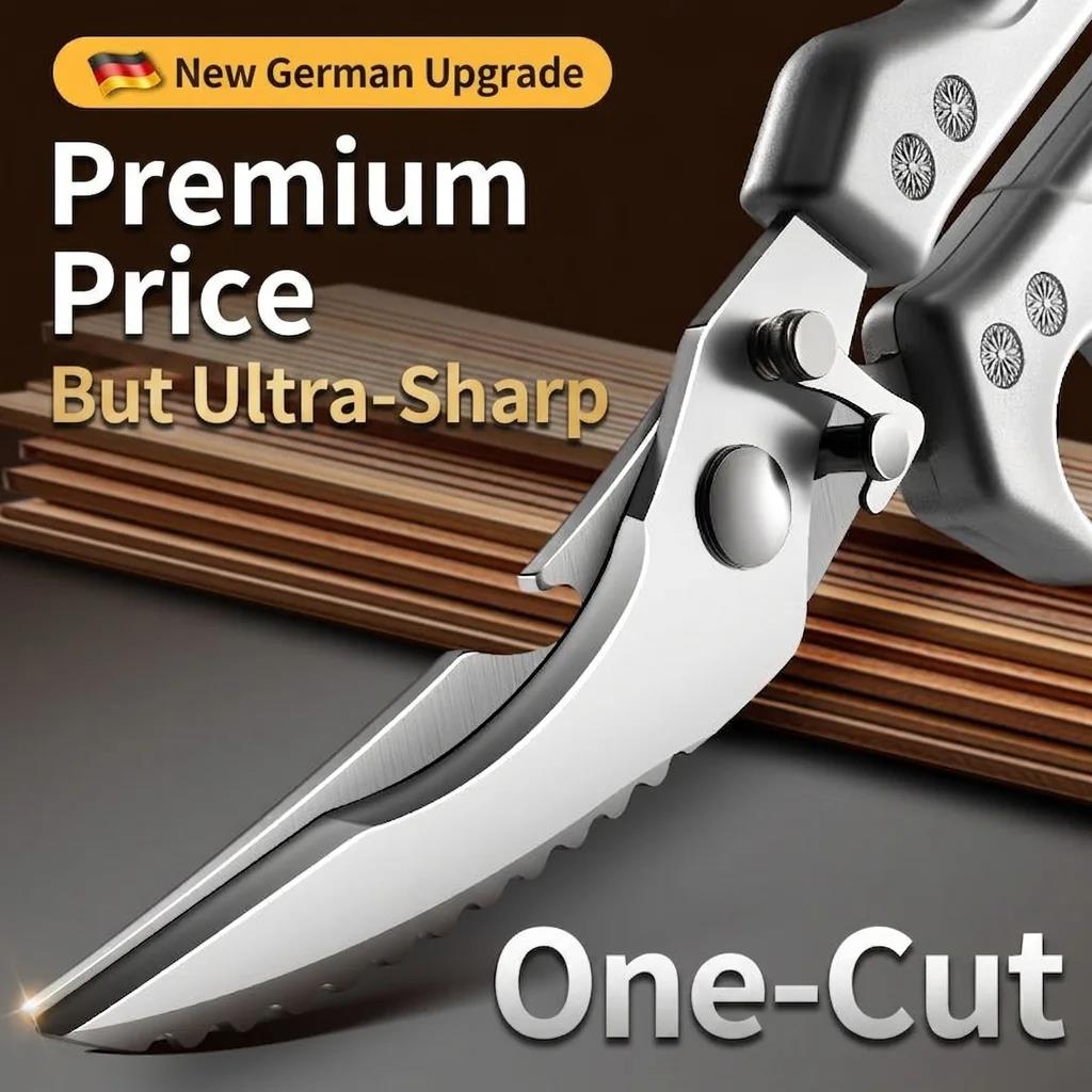 Heavy Duty Stainless Steel Kitchen Shears Multi-Purpose Household Food Scissors for Cutting Chicken Bones5