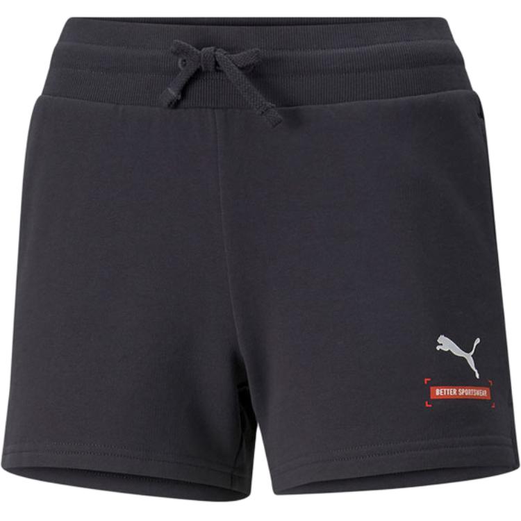 

Puma Простые Свободные Дышащие Спортивные Шорты Три Четверти Женские шорты Черные 849423-75 S