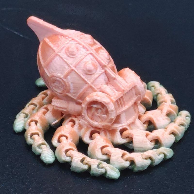 

3D-печатный осьминог 3D-печатная лошадь 3D-печатное животное домашний офис настольные поделки орнамент креативные подарки 3D-печатная игрушка животное