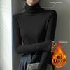 Women's Slim Fit Fleece Turtleneck - Autumn/Winter Long Sleeve Base Layer