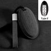 Suede Car Key Case Cover Fit For Q50 Q60 Q70 Qx50 Qx60 Qx70 G25 Fx Jx35 Fx25 Fx35 Ex37 Non-Oem Key Fob Protector