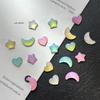 Luxury Love Star Moon Resin Crystal Nail Art Rhinestones Flatback Manicure Accesorios Supplies Decorations Charms for Nails