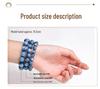 Mei Zhuo Crystal Natural Yellow Tiger Eye Round Bead Bracelet for DIY Stringing